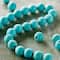 Turquoise Dyed Howlite Round Beads, 8mm by Bead Landing™
